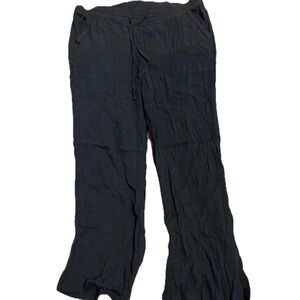 Prana Steel Blue Gray Drawstring Linen Pants Hiking Travel Outdoors Hemp XS